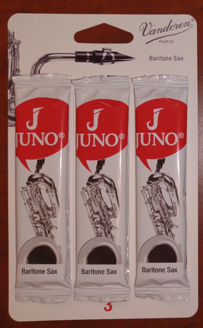 Juno by Vandoren Eb Baritone Saxophone Reeds Strength 3 Pack of 3