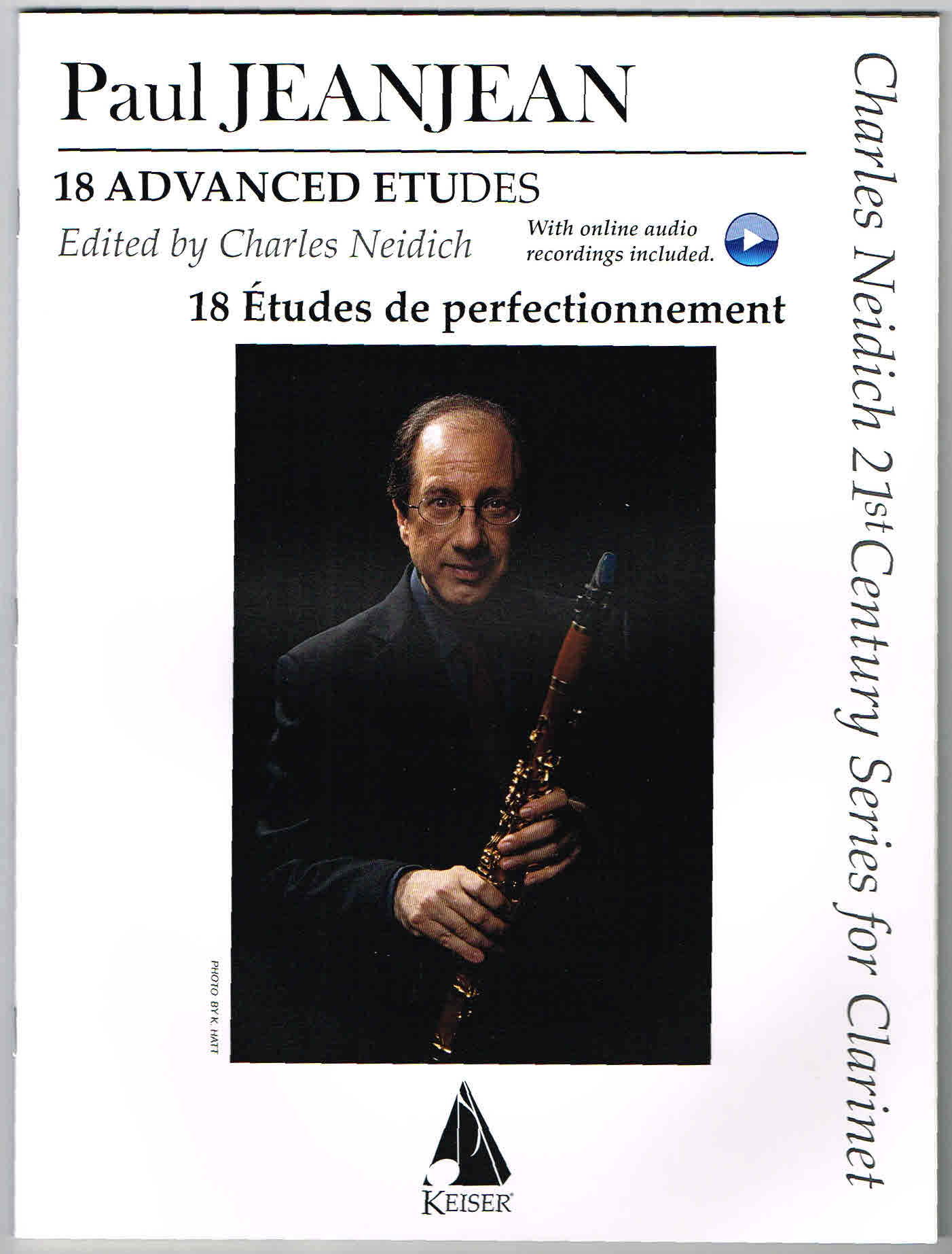 Paul Jean Jean - 18 Advanced Etudes for Clarinet by Charles Neidich (HL00042385) - Afbeelding 1 van 1
