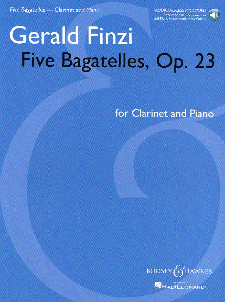 Gerald Finzi : cinq bagatelles, op. 23 - Clarinette & Piano (HL48021224) - Photo 1 sur 1