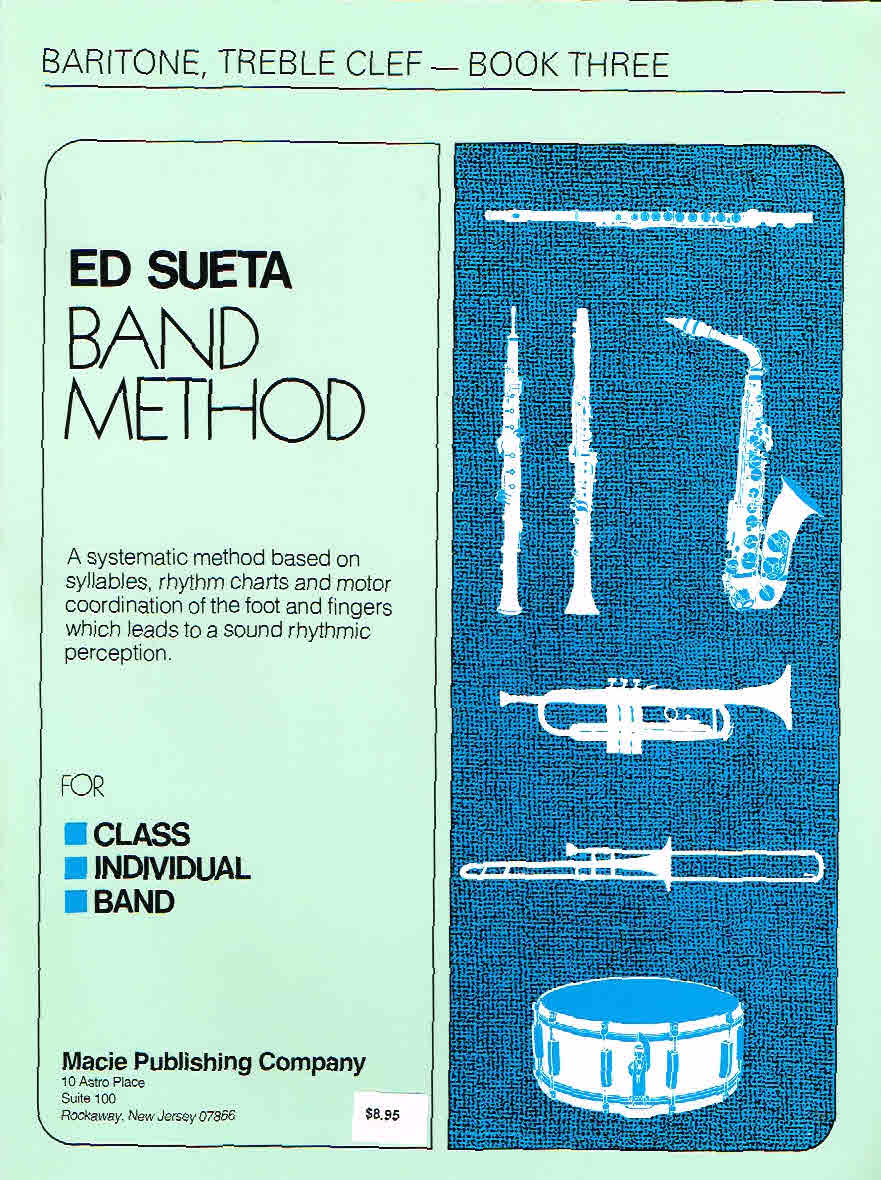 Ed Sueta Band Method for Baritone (Treble Clef) Book Three - Afbeelding 1 van 1