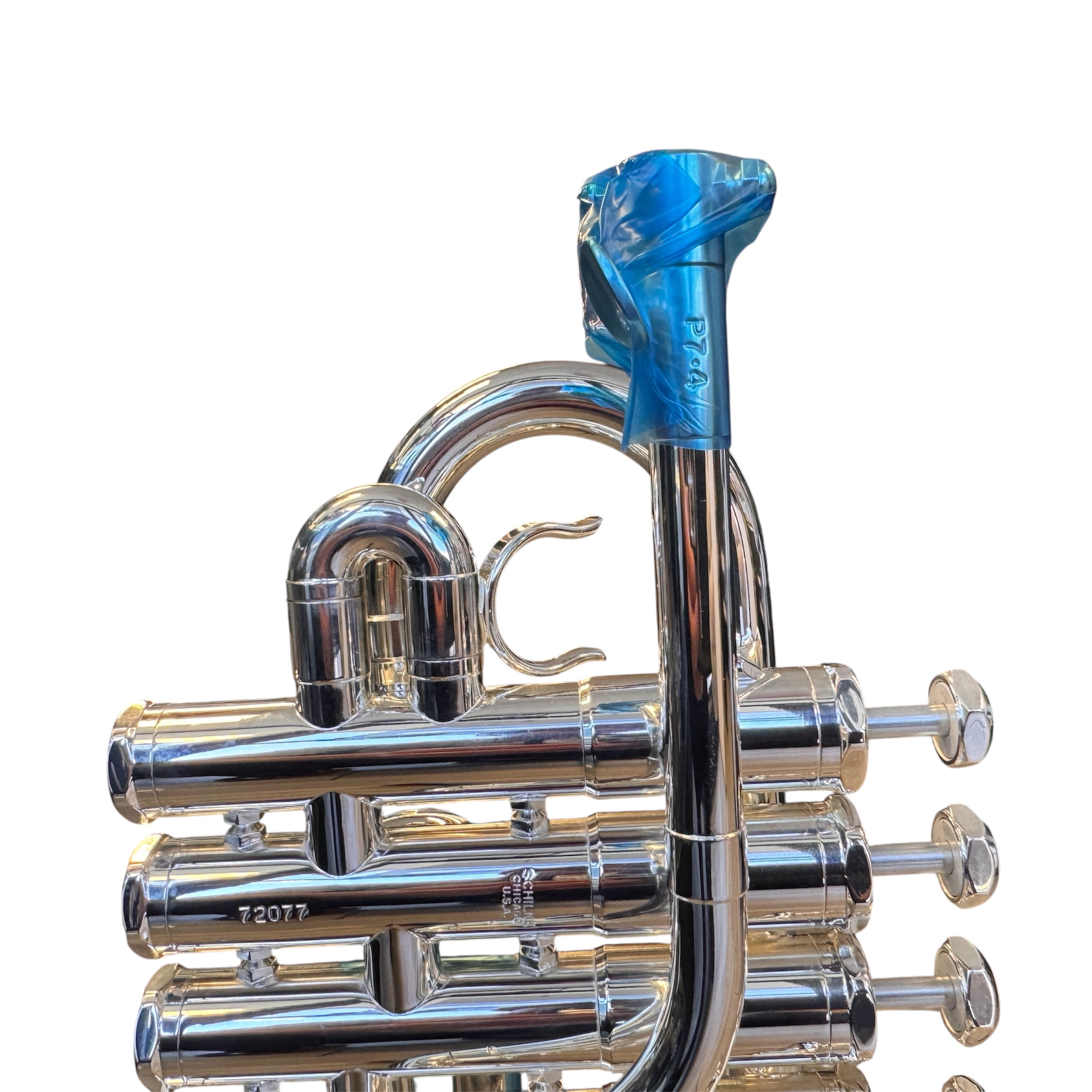 Schilke P7-4 Bb/A Piccolo Trumpet in Silver Plate - Picture 8 of 12