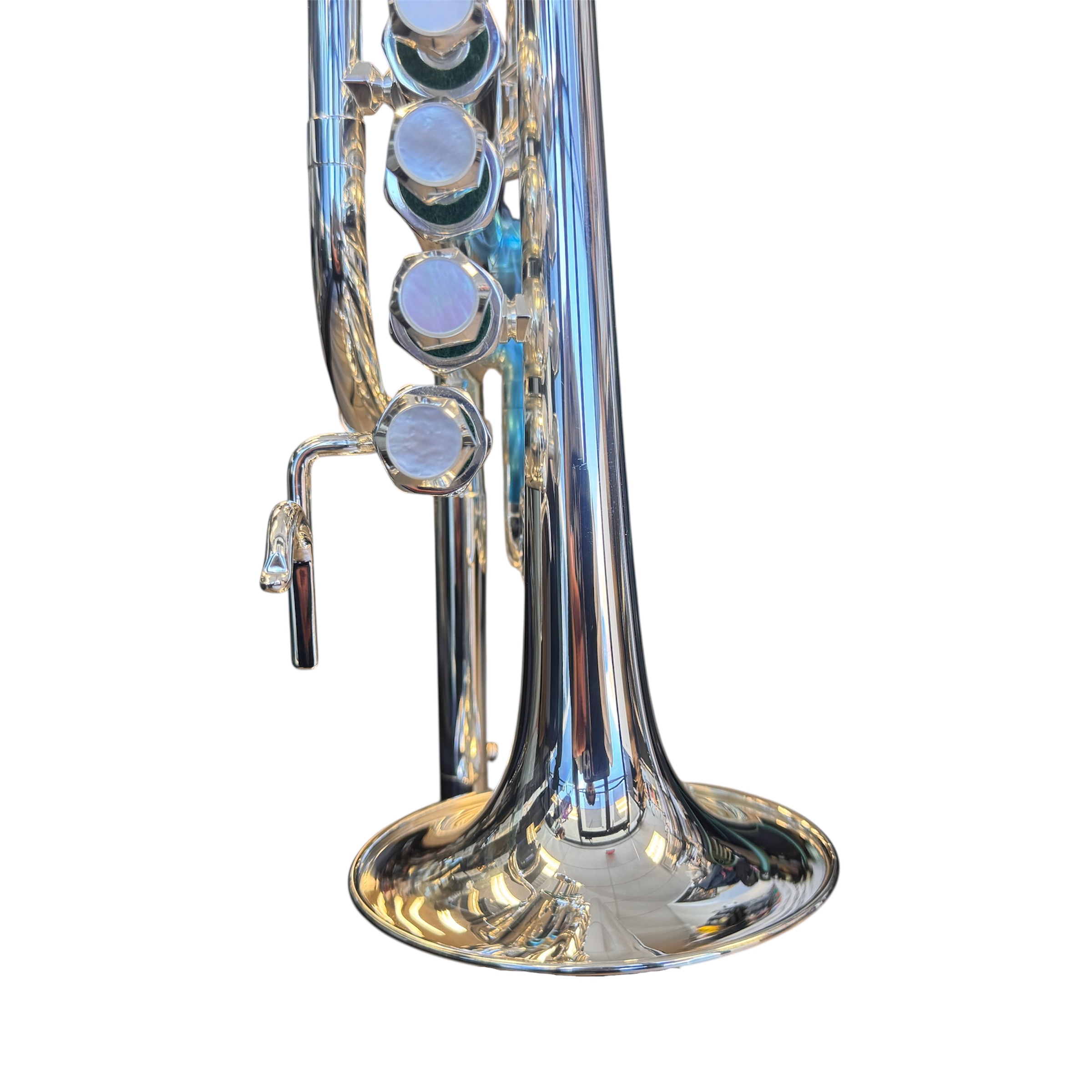 Schilke P7-4 Bb/A Piccolo Trumpet in Silver Plate - Picture 9 of 12